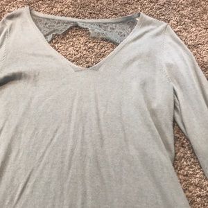 Long sleeve greenish teal sweater